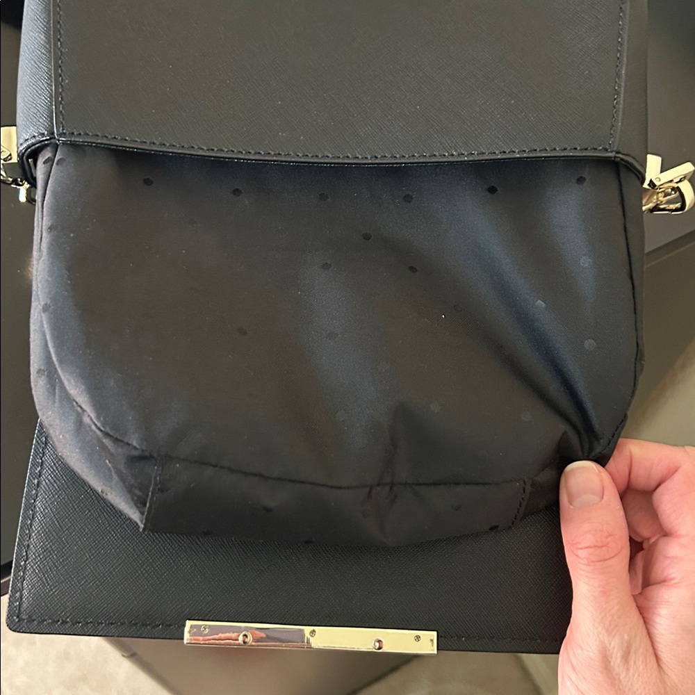 Kate Spade Heritage Make It Mine Byrdie Crossbody Black Saffiano Leather - Picture 11 of 17